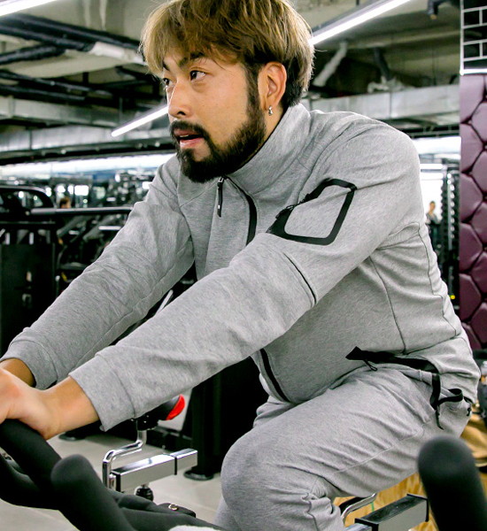 (M-3XL)<br>롱샷 トレーニング ジップアップ<br><font color="#072c81"><B>[ W.DNA ]</B></font>