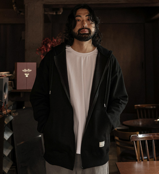 (L-5XL)<BR>플렌티 起毛フードジップアップ