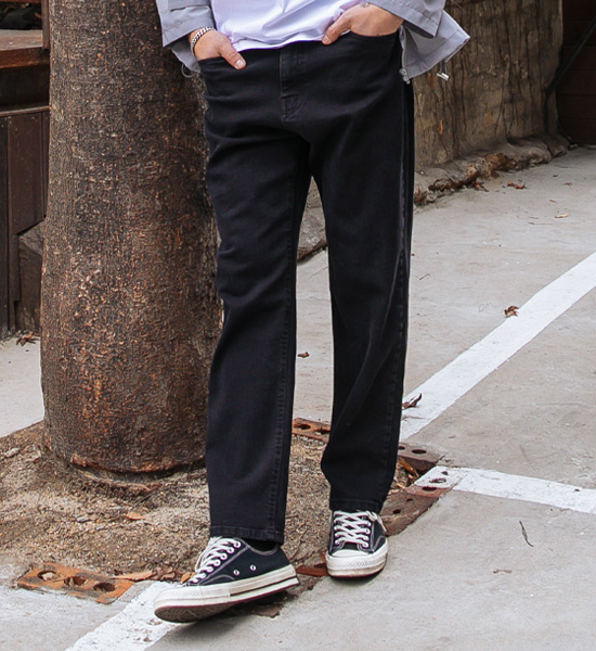 (L-5XL)<BR>인크리스 스판데님팬츠<br><font color="#098a09"><B>기장선택 (基本的な,ロング+10cm)</B></font>