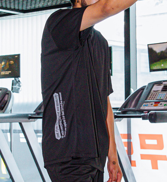 (M-6XL)<br>폼페이 メッシュ半袖Tシャツ<br><font color="#072c81"><B>[ W.DNA ]</B></font>