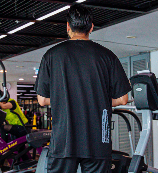 (M-6XL)<br>폼페이 メッシュ半袖Tシャツ<br><font color="#072c81"><B>[ W.DNA ]</B></font>