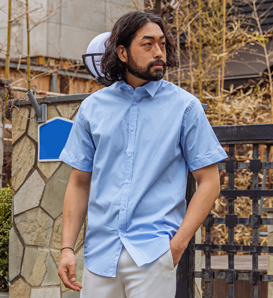 (M~5XL)<br>안드로 半袖シャツ