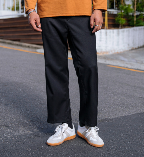 (M~4XL)<BR>래펀 バックバンディング 와이드슬랙스37