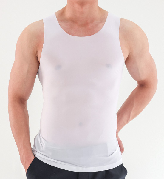 (L-5XL)<br>피어리스 皮のない袖なしシャツ<br><font color="#072c81"><B>[ W.DNA ]</B></font><br><font color="#fb5ec9"><B>[1+1]</B></font>