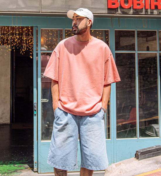 (XL-6XL)<br>알리어 半そでティー<br><font color="#fb5ec9"><B>[1+1]</B></font>