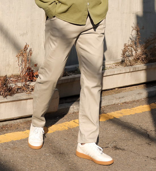 (M-4XL)<BR>로콤 スリムフィット バンディングパンツ H4006<br><font color="#fb5ec9"><B>[1+1]</B></font>