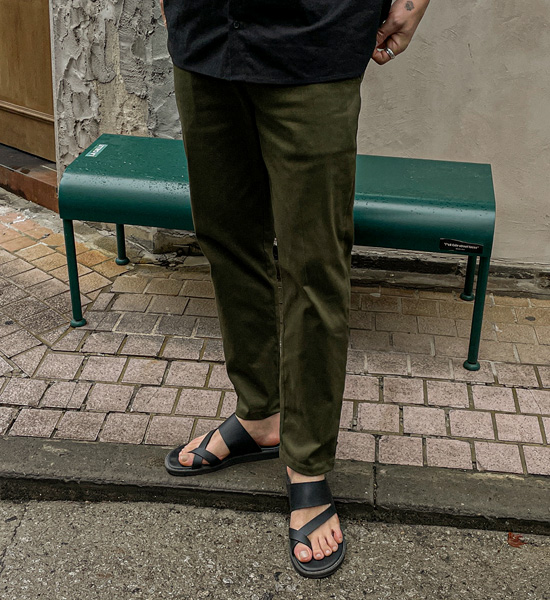 (M-4XL)<BR>로콤 スリムフィット バンディングパンツ H4006<br><font color="#fb5ec9"><B>[1+1]</B></font>