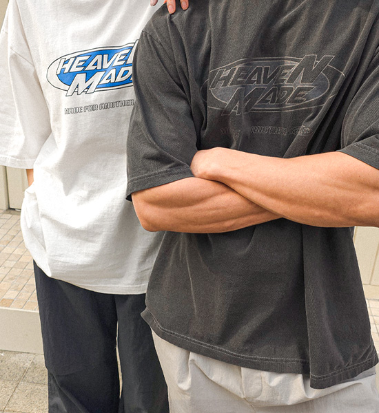 (XL-6XL)<BR>헤븐메이드 顔料 半そでティー