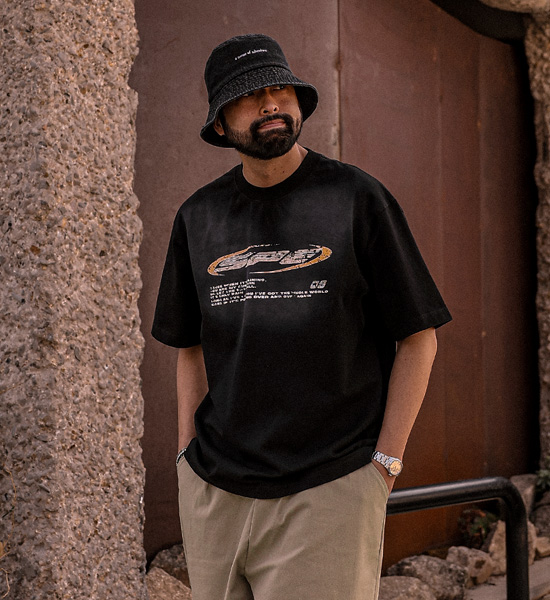 (L-5XL)<BR>노니아스 顔料 半そでティー 5618