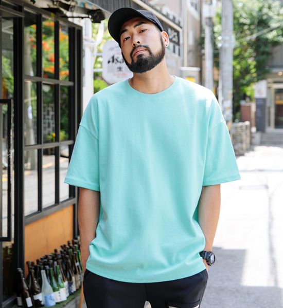(M~5XL)<br>꼭필요해 半そでティー<br><font color="#fb5ec9"><B>[1+1]</B></font>
