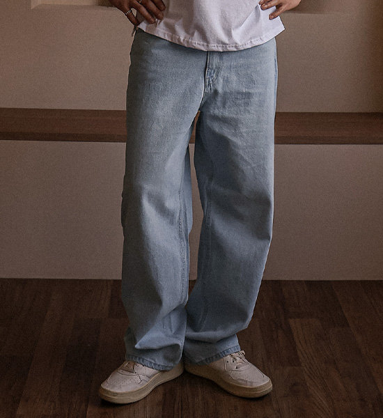(S-3XL)<br>미라벨 セミワイドフィット デニムパンツ #13