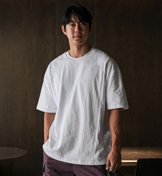 (XL-6XL)<br>필라스퍼 乳首を覆うさま 切開半袖Tシャツ <br><font color="#098a09"><B>長さを選択 (基本的な,ロング+6cm)</B></font>