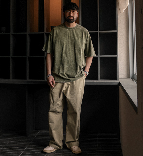(M-6XL)<br>조나코 顔料 半そでティー