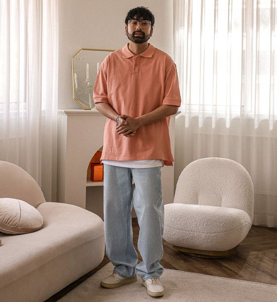 (XL-6XL)<br>사모카토 半袖襟Tシャツ
