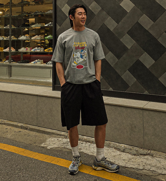 (L-5XL)<BR>리베요 バミューダ バンディング半ズボン