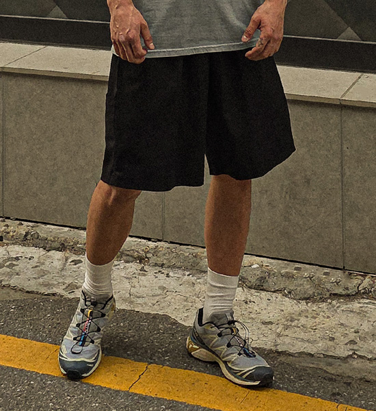 (L-5XL)<BR>리베요 バミューダ バンディング半ズボン