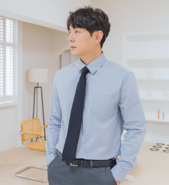 (M~5XL)<br>스탤론 ベーシックシャツ