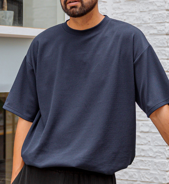 (XL~5XL)<br>사드스카 リンクルフリー  半そでティー<br><font color="#fb5ec9"><B>[1+1]</B></font>