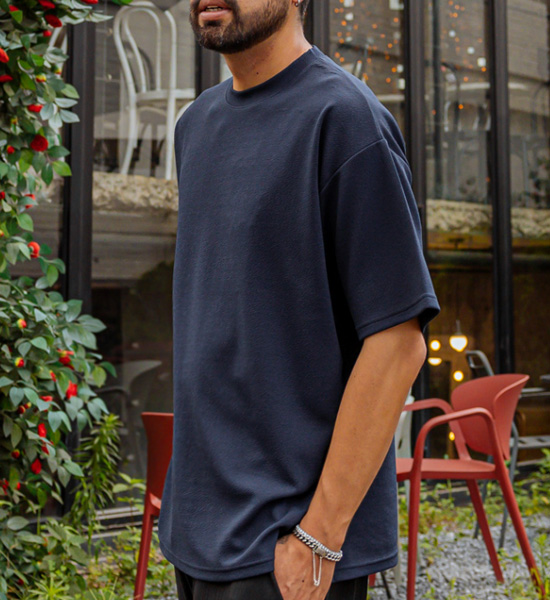 (XL~5XL)<br>사드스카 リンクルフリー  半そでティー<br><font color="#fb5ec9"><B>[1+1]</B></font>