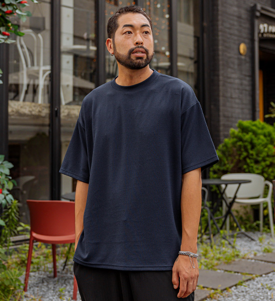 (XL~5XL)<br>사드스카 リンクルフリー  半そでティー<br><font color="#fb5ec9"><B>[1+1]</B></font>