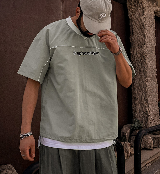 (XL-6XL)<BR>로미타 ナイロン 半そでティー