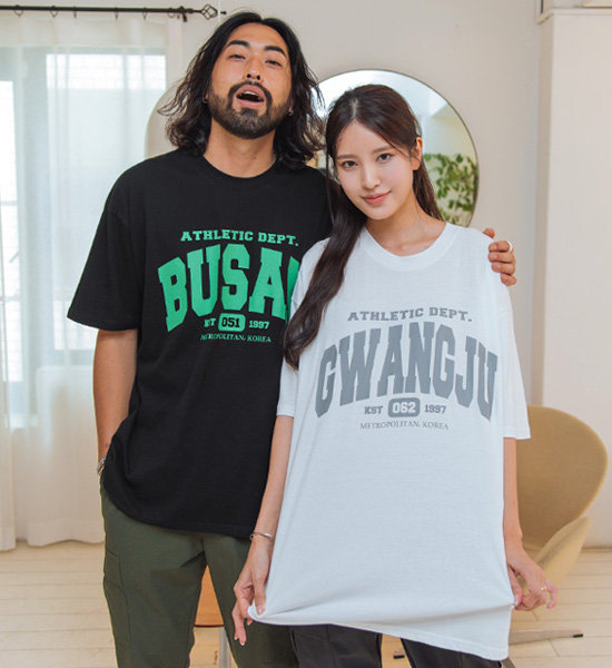 (L~5XL)<br>애니웨어 半そでティー