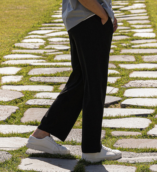 (M-5XL)<BR>바바디 標準フィット バンディングパンツ