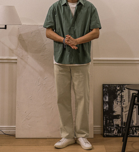 (L-5XL)<BR>로자렌 標準フィット 綿パンツ P006