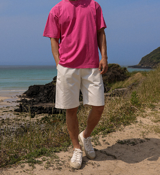 (M-6XL)<br>조나코 顔料 半そでティー
