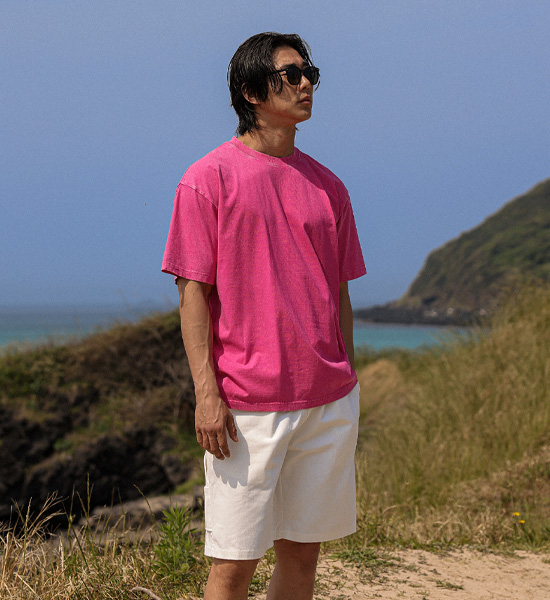 (M-6XL)<br>조나코 顔料 半そでティー
