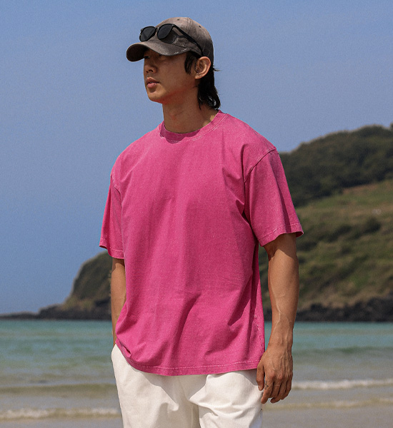 (M-6XL)<br>조나코 顔料 半そでティー