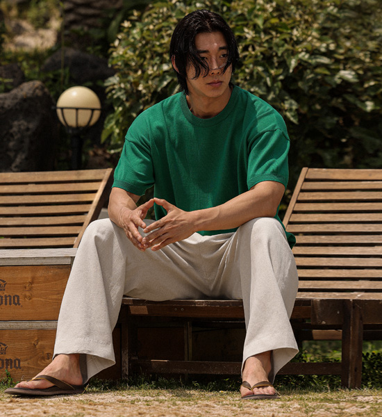 (XL-5XL)<BR>빈클먼 半袖のニット