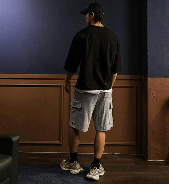(XL-6XL)<br>럭커 レイヤード 半そでティー