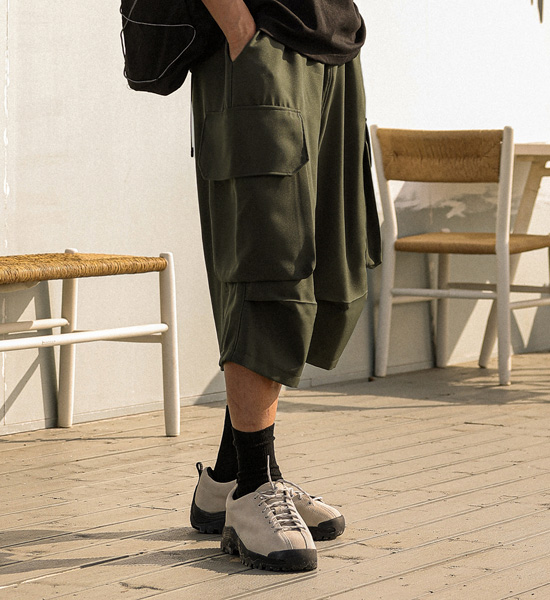 (XL-6XL)<BR>미슈콜 バミューダ カーゴバンディングショートパンツ