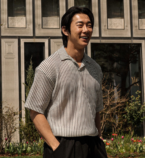 (XL-6XL)<BR>보비푸쿠 半袖襟Tシャツ
