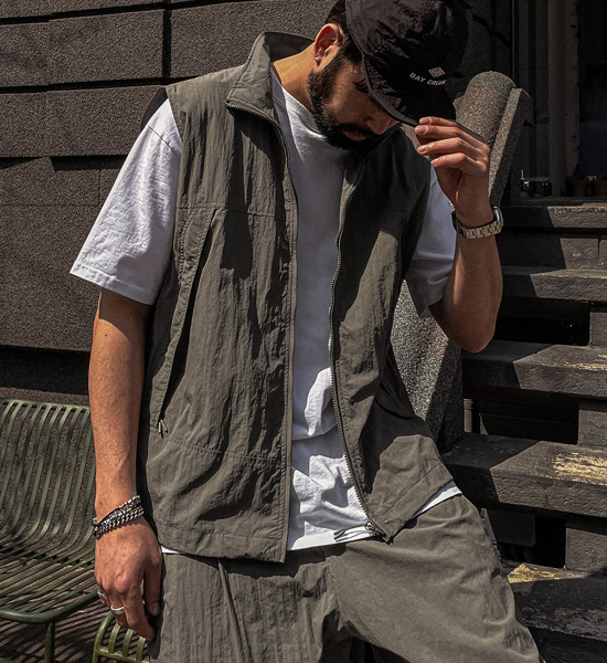 (XL-6XL)<BR>코르아토 ジップアップベスト SET1618