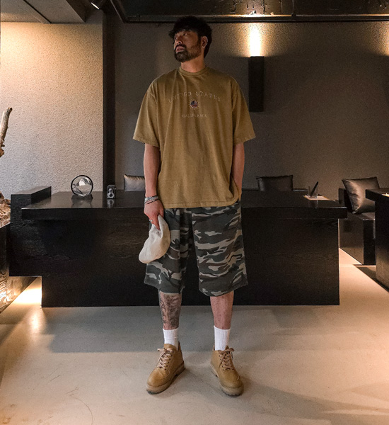 (XL-6XL)<BR>티오소 バミューダ バンディング半ズボン