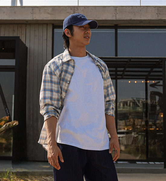 (L-5XL)<br>라드머노 チェック柄のシャツ N014