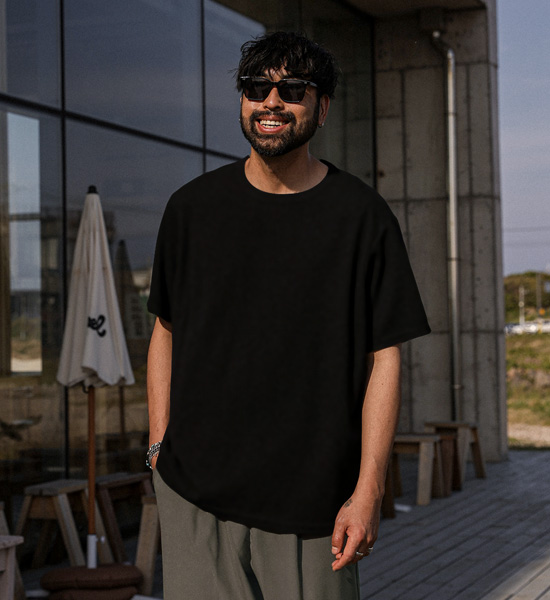 (L-4XL)<br>바르파포 半そでティー