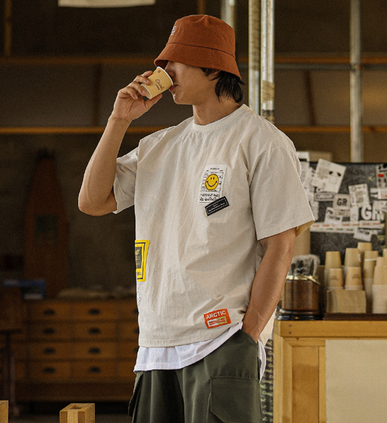 (XL-6XL)<BR>쇼프론 半そでティー