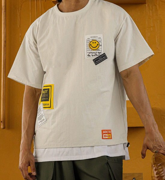(XL-6XL)<BR>쇼프론 半そでティー
