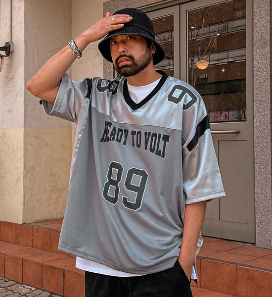 (XL-6XL)<BR>반스트로 半袖のジャージ