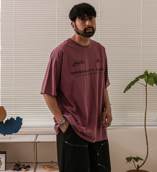 <font color="#FF0000">[Big ing EVENT 商品]</font><br>(XL-6XL)<BR>도니키 顔料 半そでティー