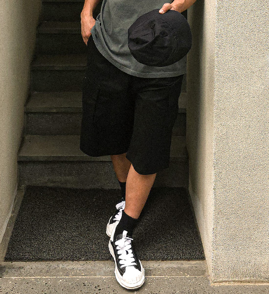 (L-5XL)<BR>야슈타 7부 カーゴバンディングショートパンツ