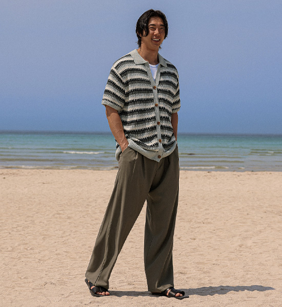 <font color="#FF0000">[Big ing EVENT 商品]</font><br>(XL-6XL)<BR>요프라 반팔카라가디건 S004