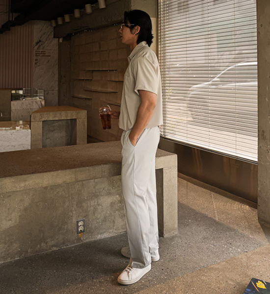 (L-5XL)<br>캐플란 冷却 スパン半袖シャツ