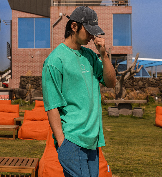 (XL-6XL)<BR>차스코무 顔料 半そでティー