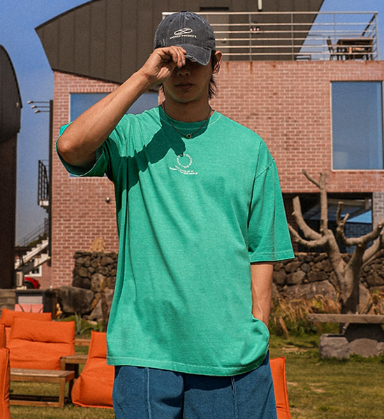 (XL-6XL)<BR>차스코무 顔料 半そでティー