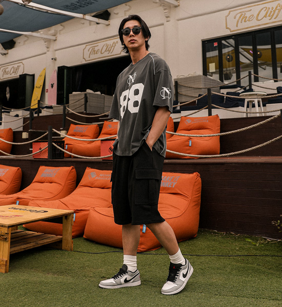 (XL-6XL)<br>치몽 バミューダ カーゴバンディングショートパンツ 41