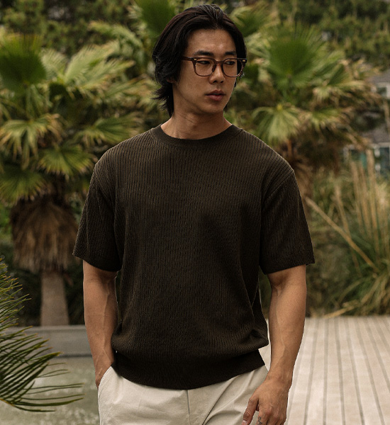 드로비나 半袖のニット